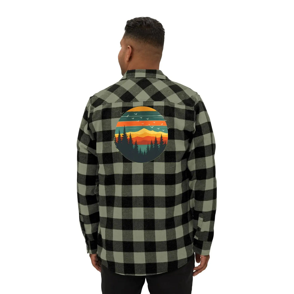 Unisex Flannel Shirt - Brushed Cotton Autumn Warmth - DipaliZ