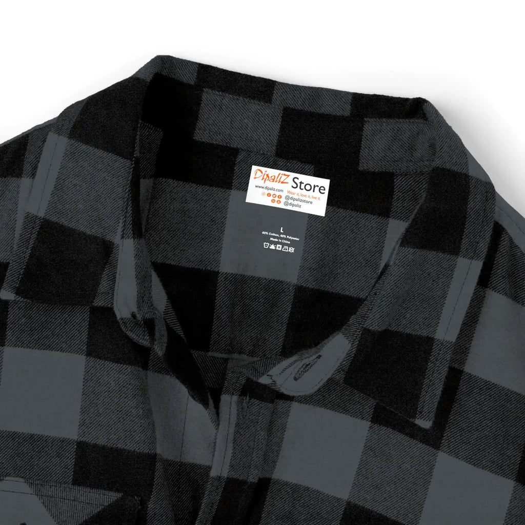 Unisex Flannel Shirt - Brushed Cotton Autumn Warmth - DipaliZ