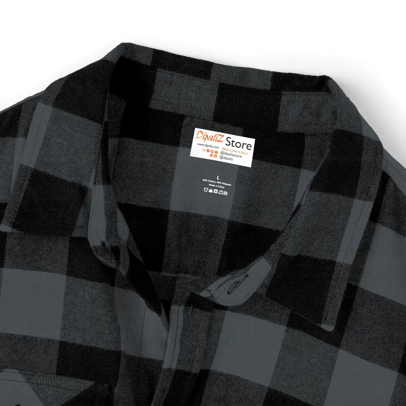 Unisex Flannel Shirt - Brushed Cotton Autumn Warmth - DipaliZ