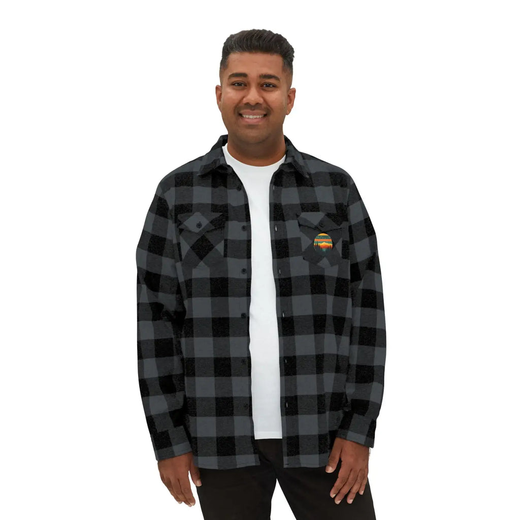 Unisex Flannel Shirt - Brushed Cotton Autumn Warmth - DipaliZ