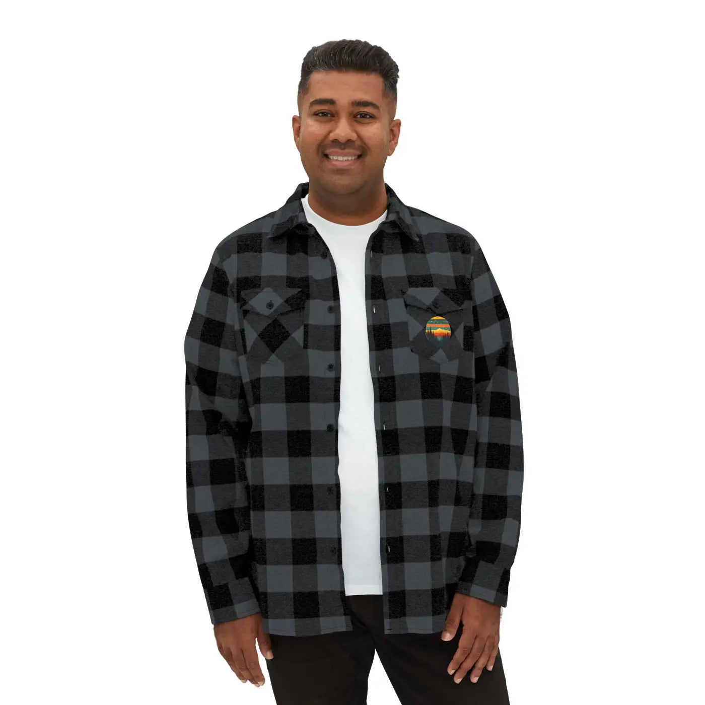 Unisex Flannel Shirt - Brushed Cotton Autumn Warmth - DipaliZ