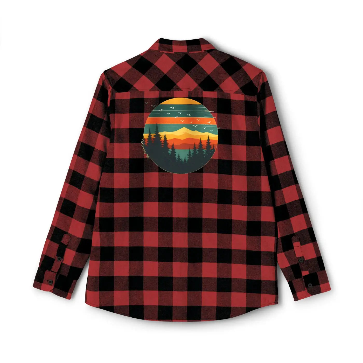 Unisex Flannel Shirt - Brushed Cotton Autumn Warmth - DipaliZ