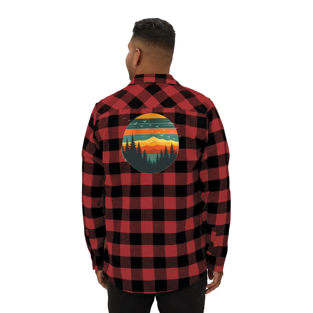 Unisex Flannel Shirt - Brushed Cotton Autumn Warmth - DipaliZ