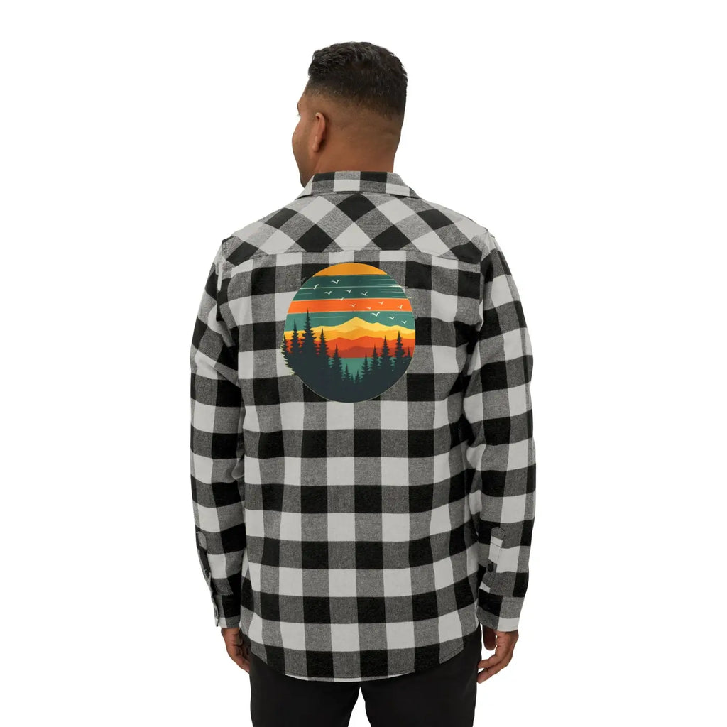 Unisex Flannel Shirt - Brushed Cotton Autumn Warmth - DipaliZ