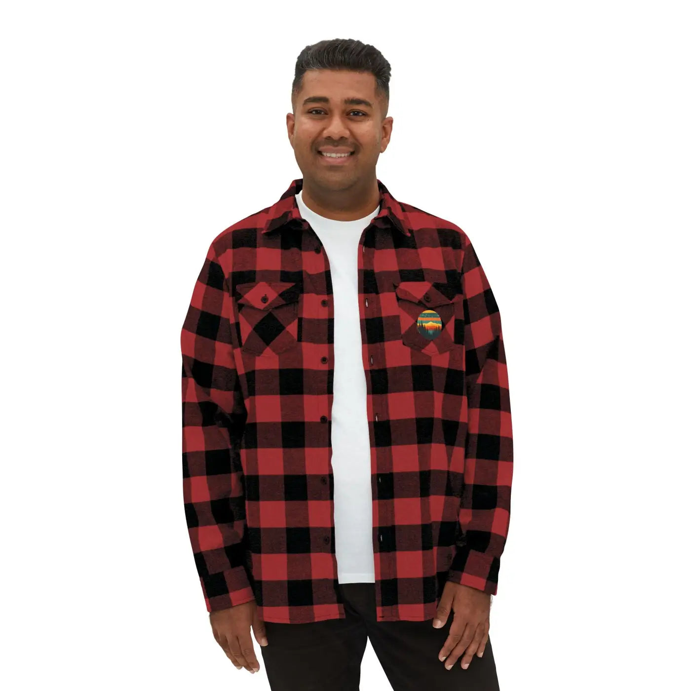 Unisex Flannel Shirt - Brushed Cotton Autumn Warmth - DipaliZ