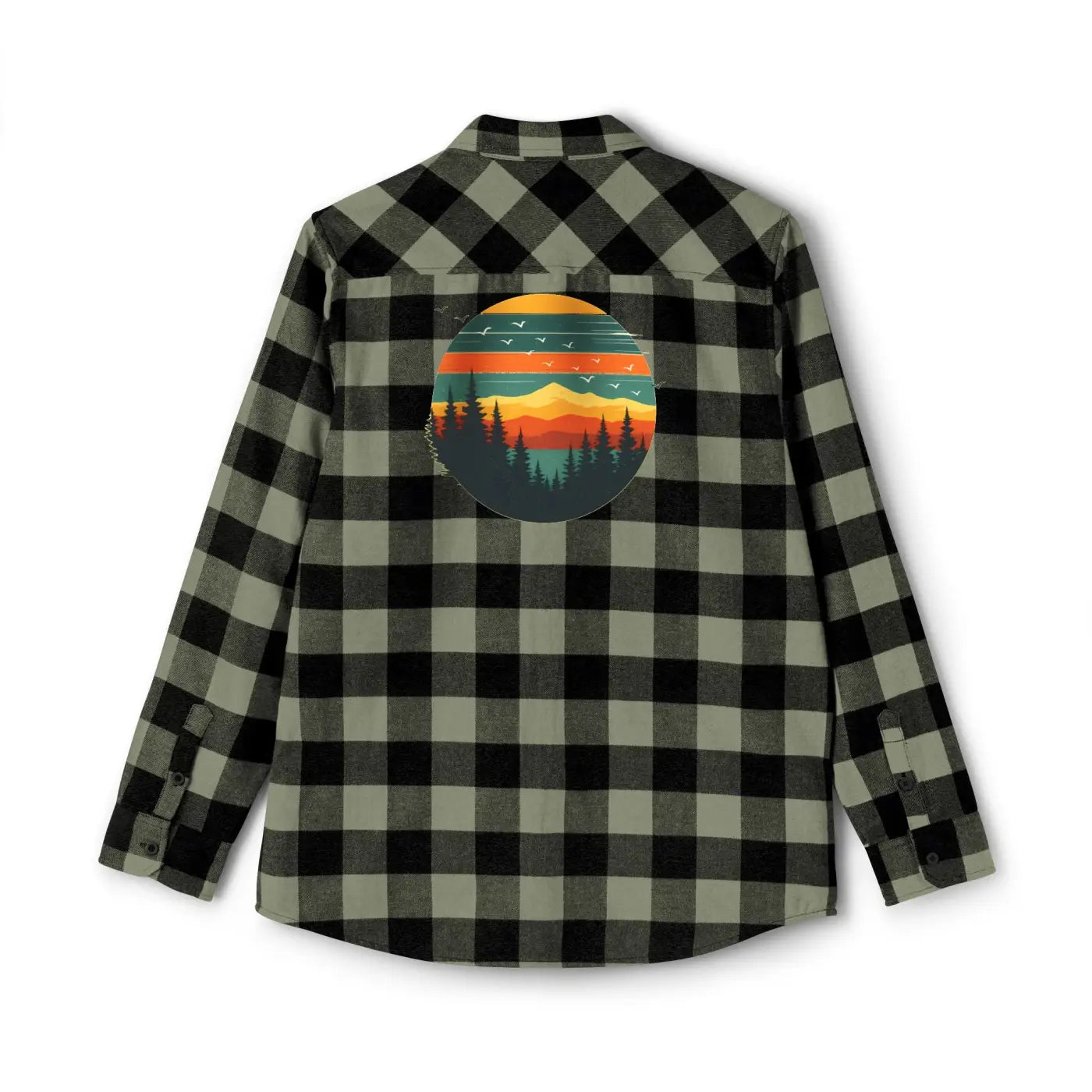 Unisex Flannel Shirt - Brushed Cotton Autumn Warmth - DipaliZ