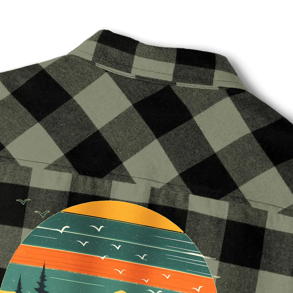 Unisex Flannel Shirt - Brushed Cotton Autumn Warmth - DipaliZ