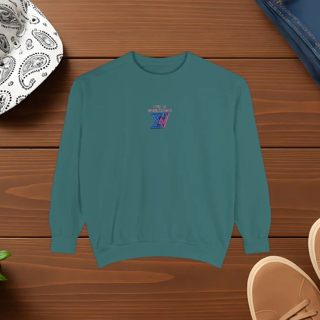 Aurora Sunset Brushed Fleece Sweatshirt - Cozy Unisex Wear - DipaliZ