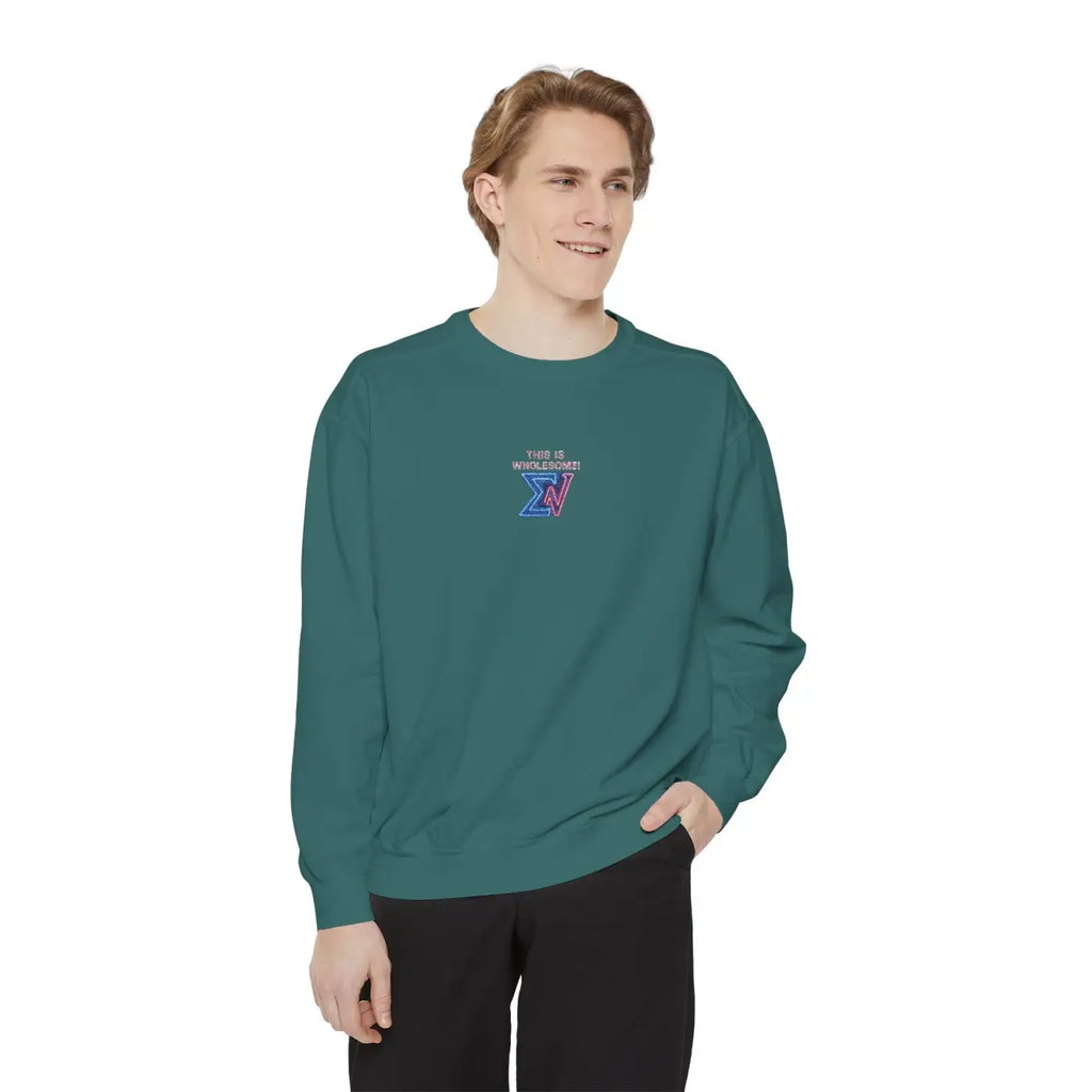 Aurora Sunset Brushed Fleece Sweatshirt - Cozy Unisex Wear - DipaliZ