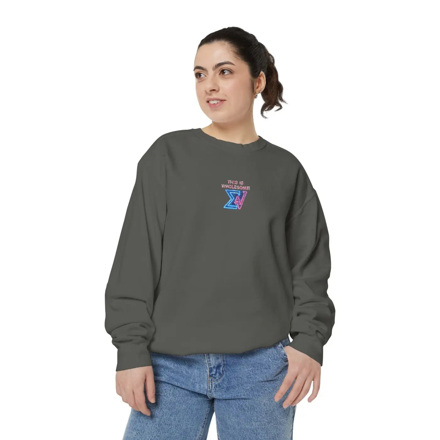 Aurora Sunset Brushed Fleece Sweatshirt - Cozy Unisex Wear - DipaliZ