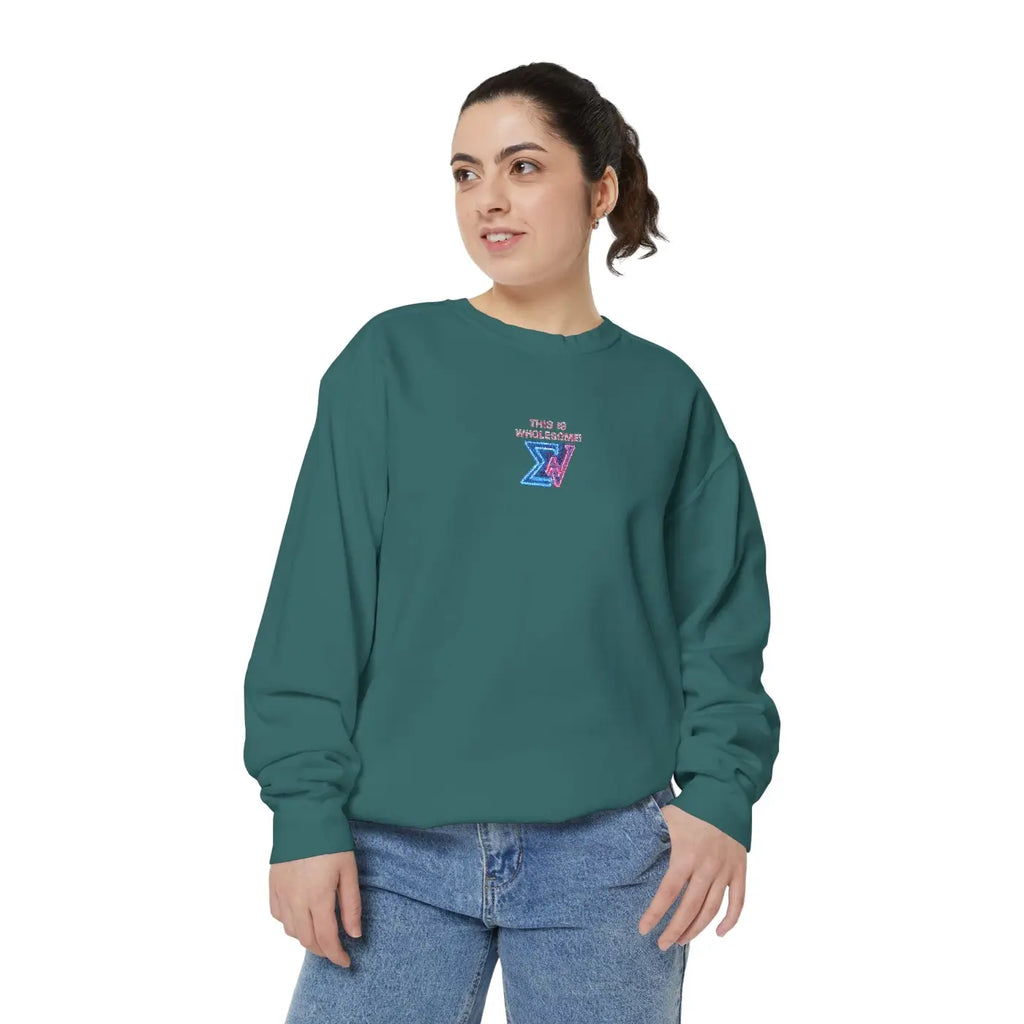 Aurora Sunset Brushed Fleece Sweatshirt - Cozy Unisex Wear - DipaliZ