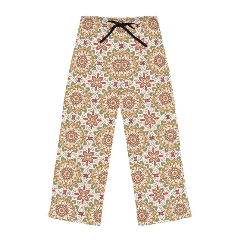Women's Pajama Pants - Bright Geometrical Pattern Polyester - DipaliZ