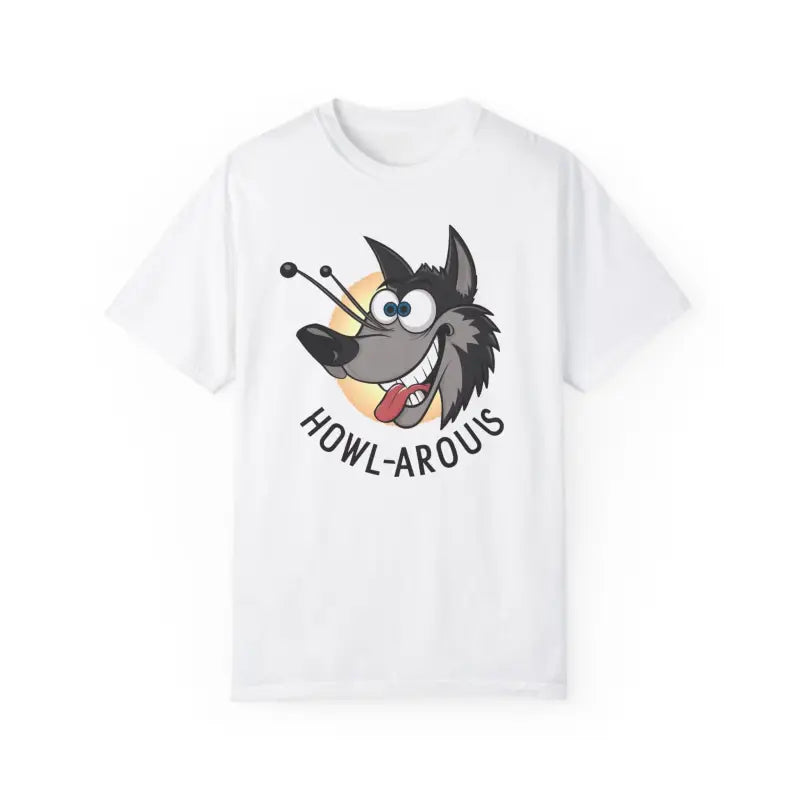 Funny Howlarious Wolf Cotton Tee - Eco-Friendly Gifts - DipaliZ