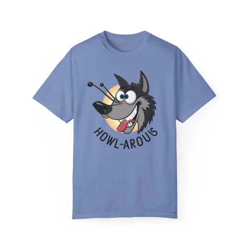 Funny Howlarious Wolf Cotton Tee - Eco-Friendly Gifts - DipaliZ