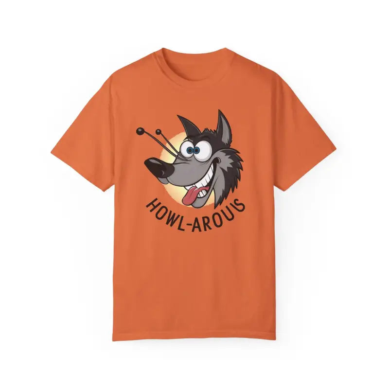 Funny Howlarious Wolf Cotton Tee - Eco-Friendly Gifts - DipaliZ