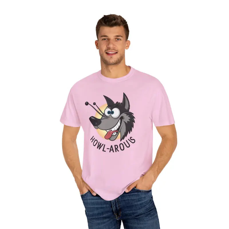 Funny Howlarious Wolf Cotton Tee - Eco-Friendly Gifts - DipaliZ