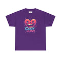 Unisex Heavy Cotton Tee - Pink Heart Graphic Design - DipaliZ