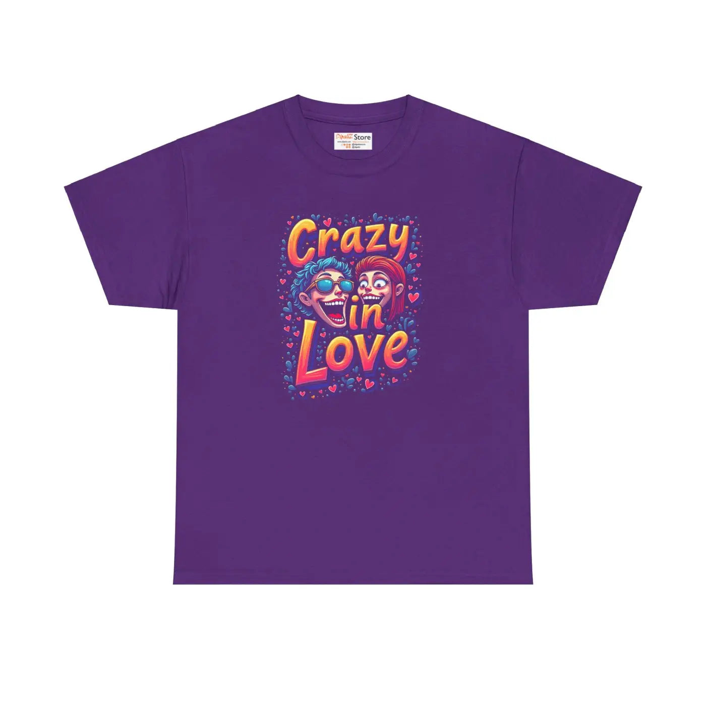Crazy In Love Valentine's Day Tee - Statement Shirt - DipaliZ