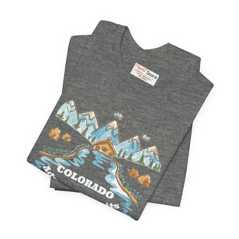 Colorado Adventure T-Shirt - Unisex Short Sleeve Tee - DipaliZ