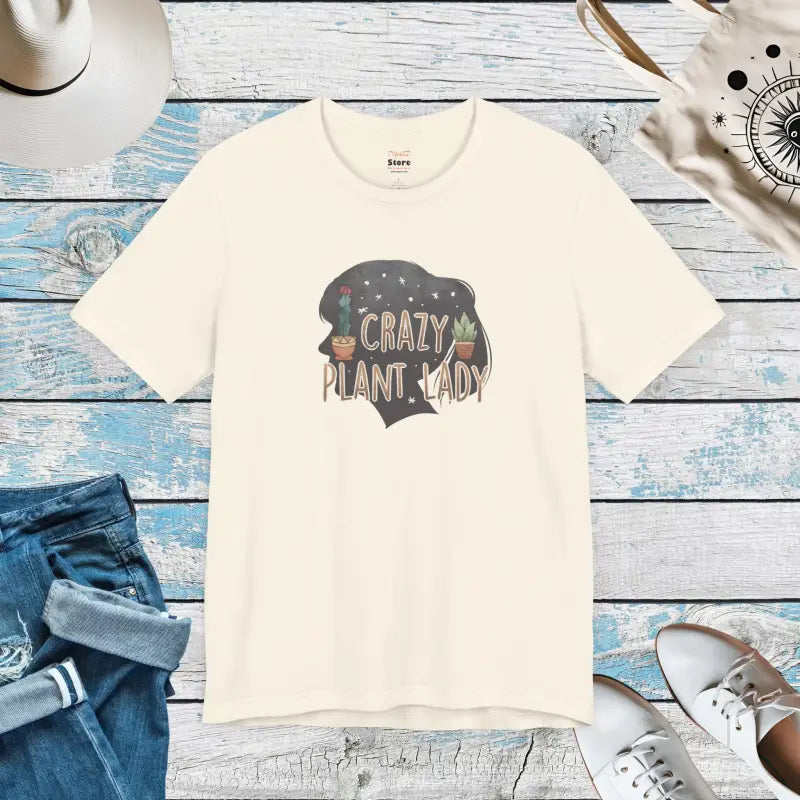 Crazy Plant Lady T-Shirt - Soft Cotton Unisex Tee - DipaliZ