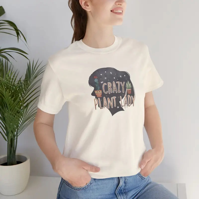 Crazy Plant Lady T-Shirt - Soft Cotton Unisex Tee - DipaliZ