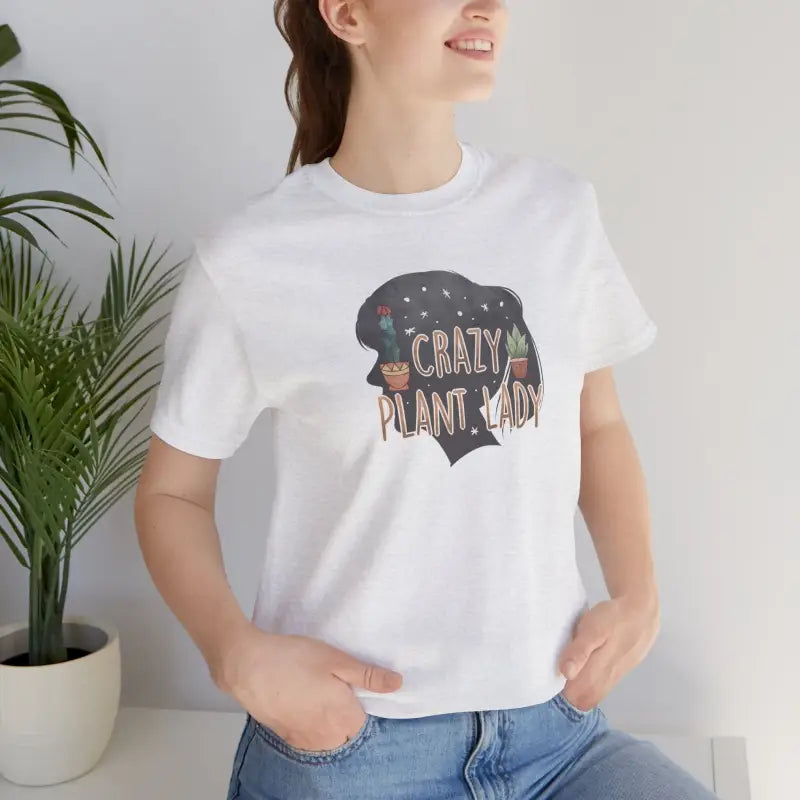 Crazy Plant Lady T-Shirt - Soft Cotton Unisex Tee - DipaliZ