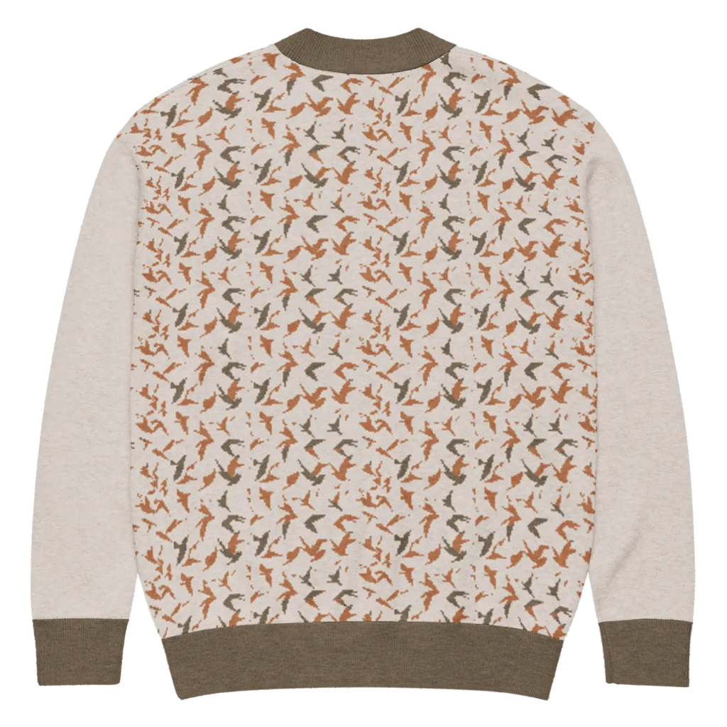Cream Cable Knit Button Cardigan - Classic Cable Patterns - DipaliZ