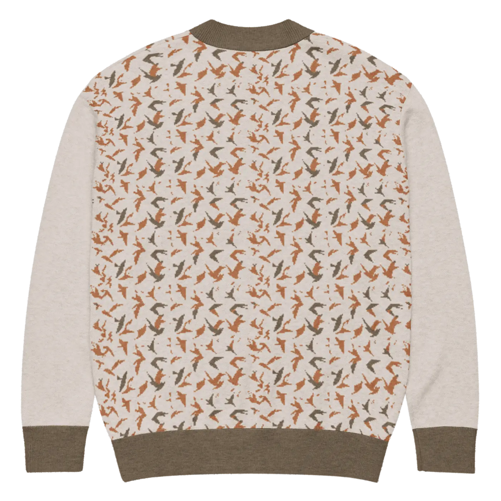 Cream Cable Knit Button Cardigan - Classic Cable Patterns - DipaliZ