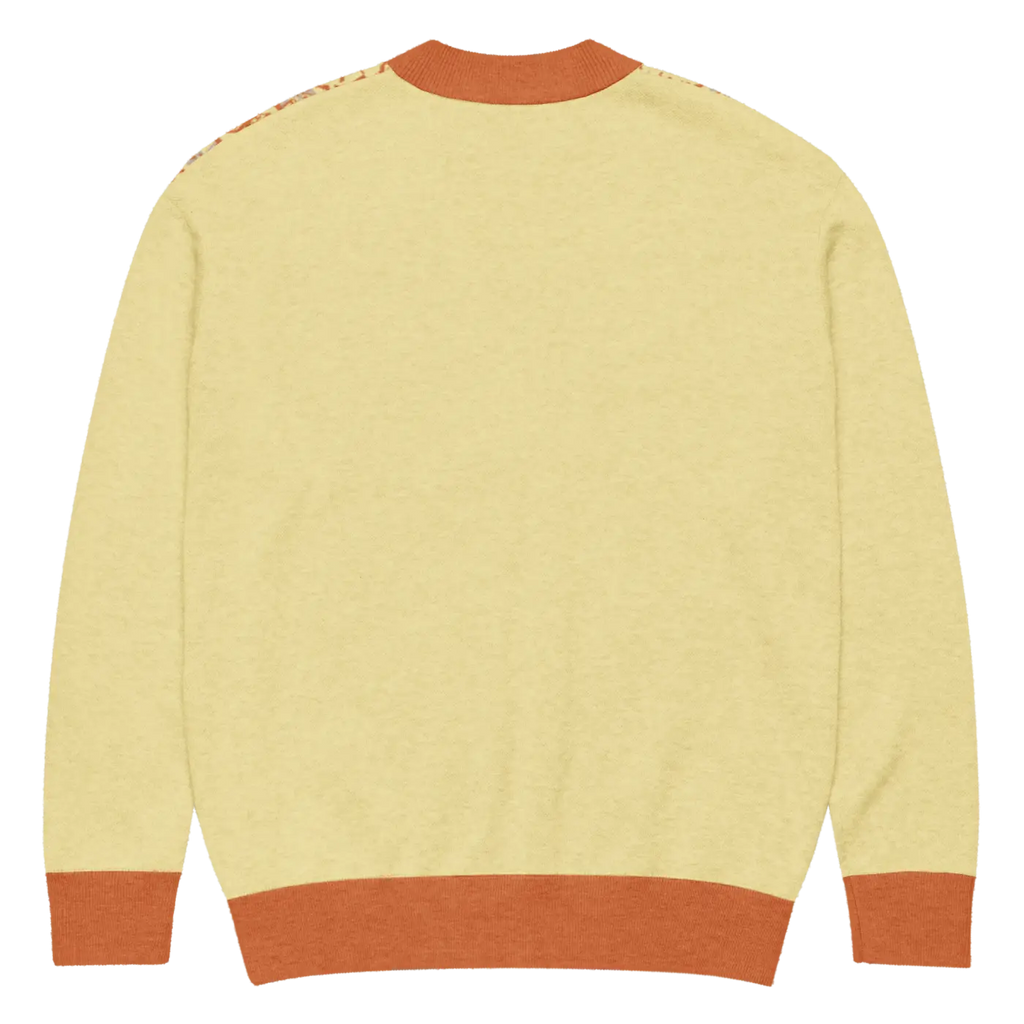 Cream Pocket Cardigan - Cozy Chic Jacquard Knit - DipaliZ
