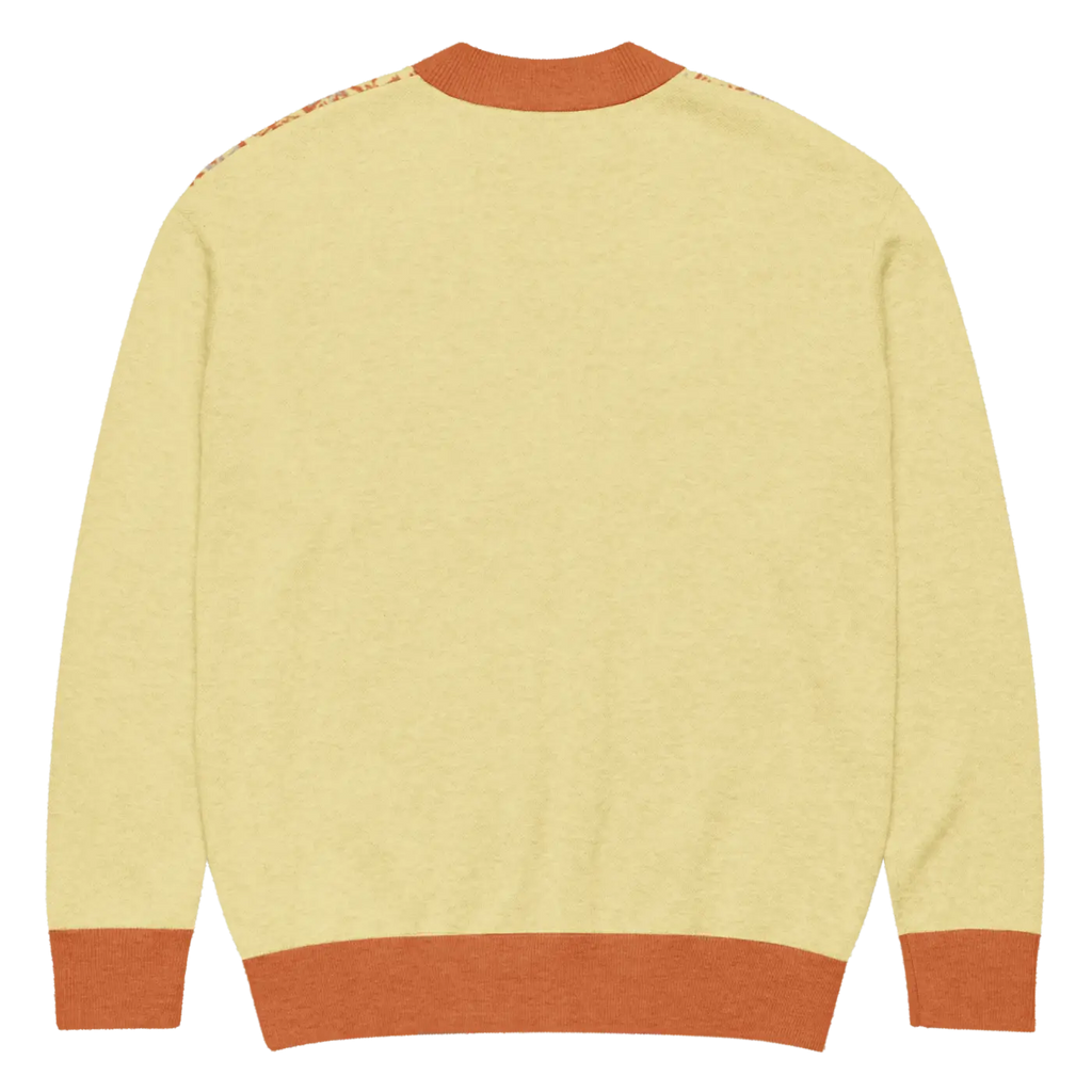 Cream Pocket Cardigan - Cozy Chic Jacquard Knit - DipaliZ