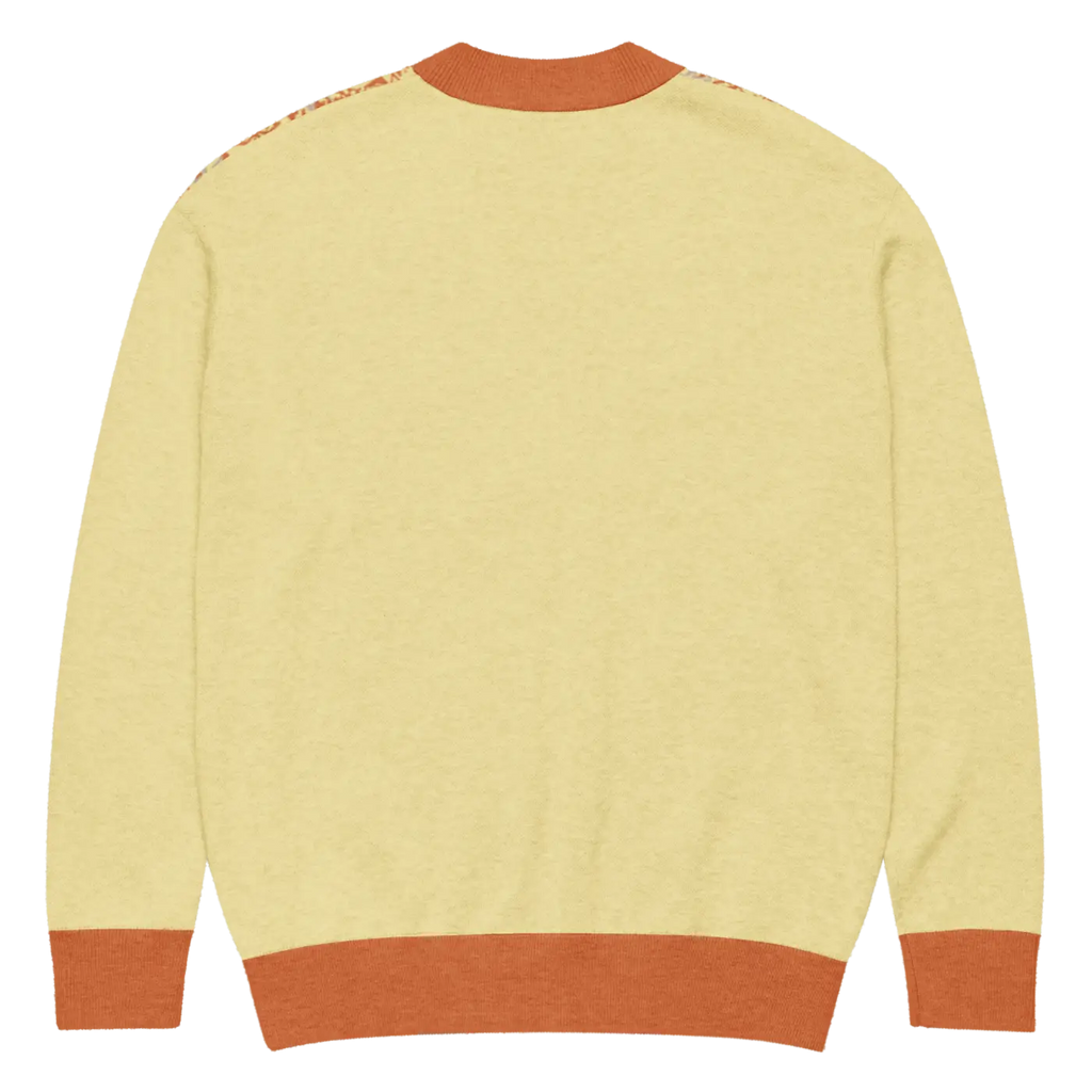 Cream Pocket Cardigan - Cozy Chic Jacquard Knit - DipaliZ