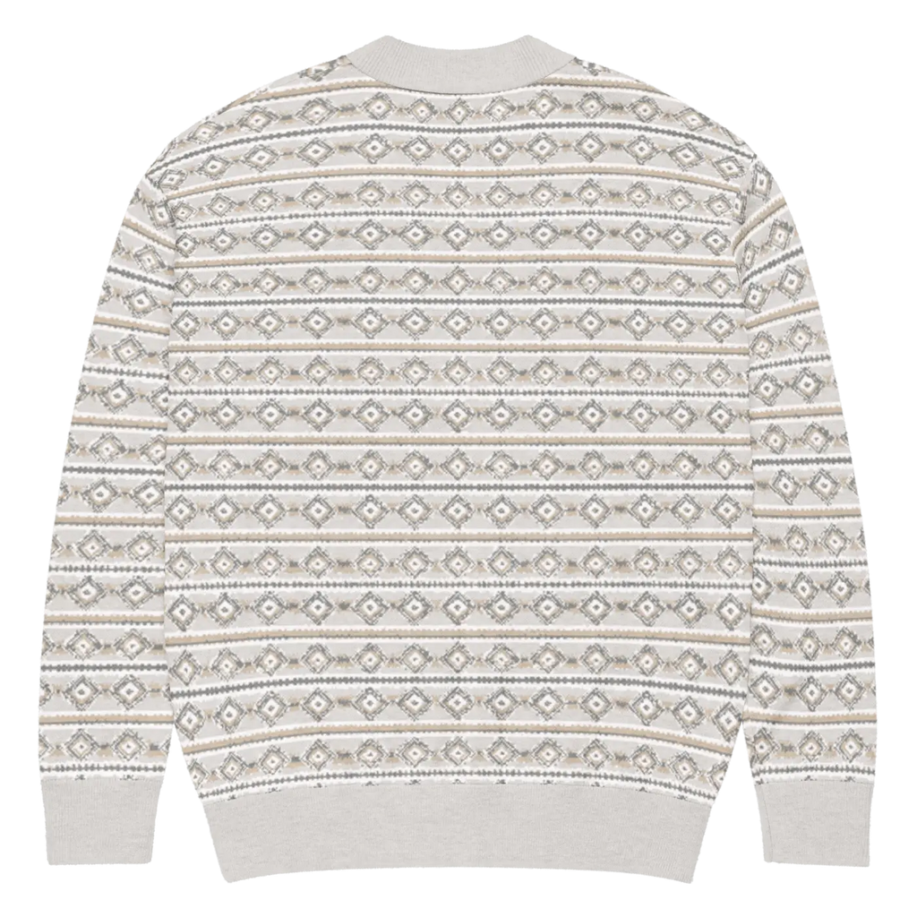 Cream Ribbed Knit Button Cardigan - Cozy Comfort Style - DipaliZ