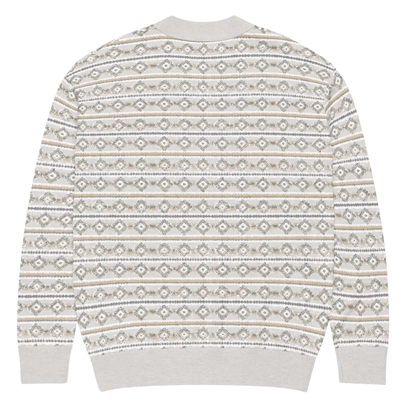 Cream Ribbed Knit Button Cardigan - Cozy Comfort Style - DipaliZ