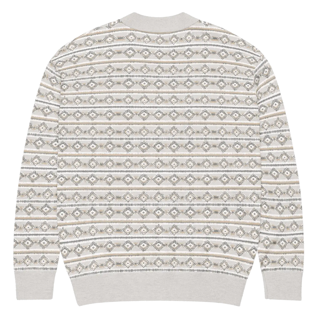 Cream Ribbed Knit Button Cardigan - Cozy Comfort Style - DipaliZ