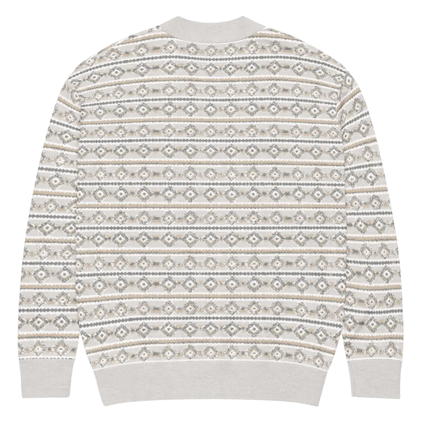 Cream Ribbed Knit Button Cardigan - Cozy Comfort Style - DipaliZ