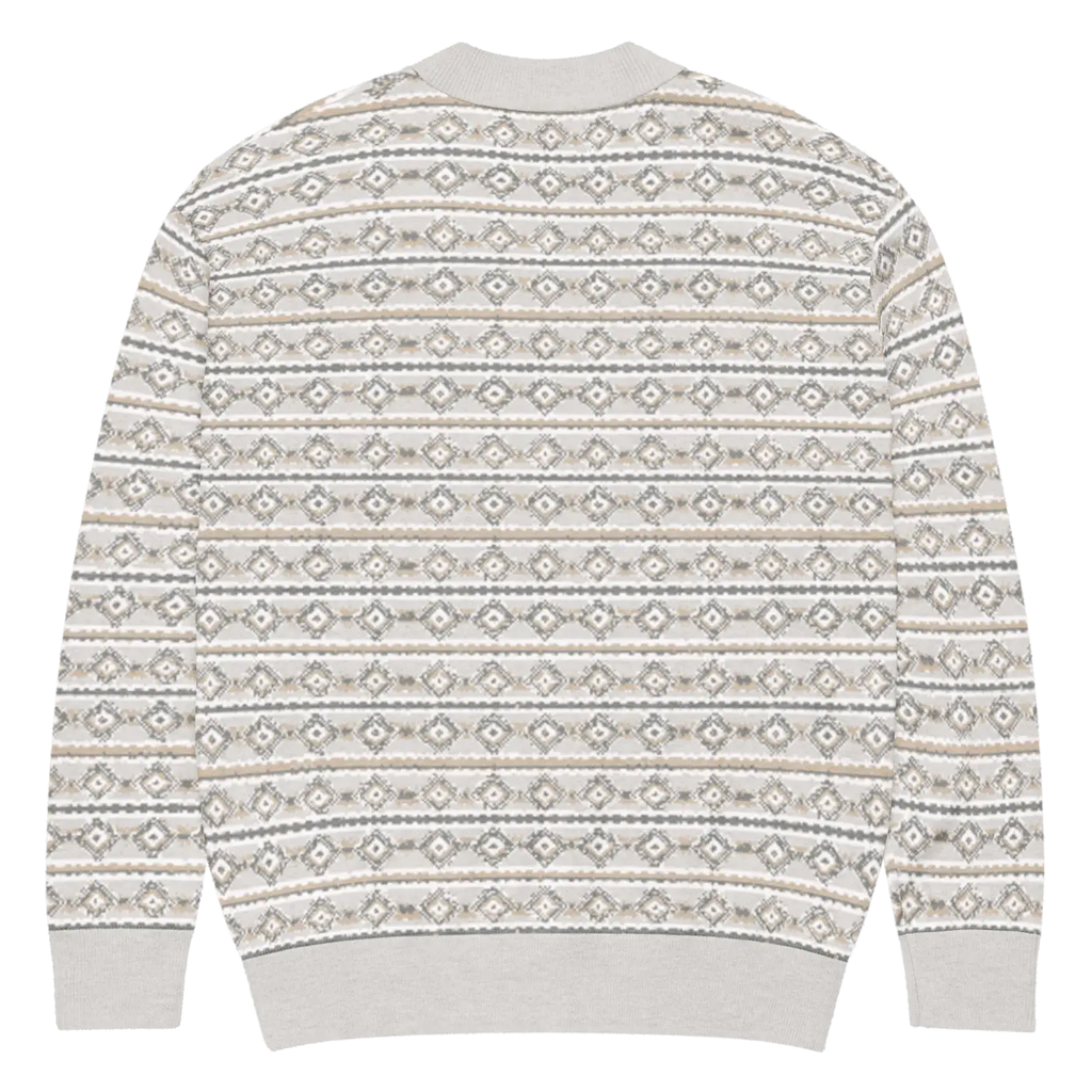 Cream Ribbed Knit Button Cardigan - Cozy Comfort Style - DipaliZ