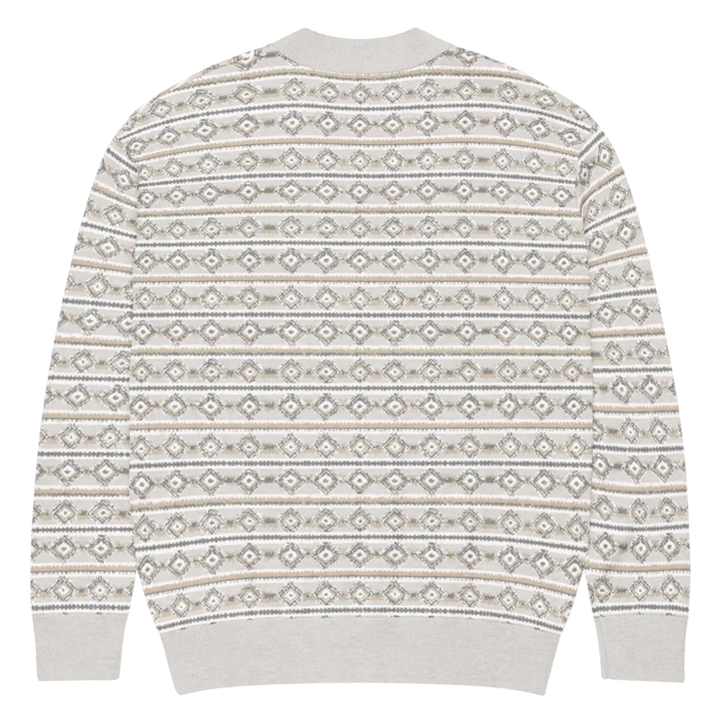 Cream Ribbed Knit Button Cardigan - Cozy Comfort Style - DipaliZ