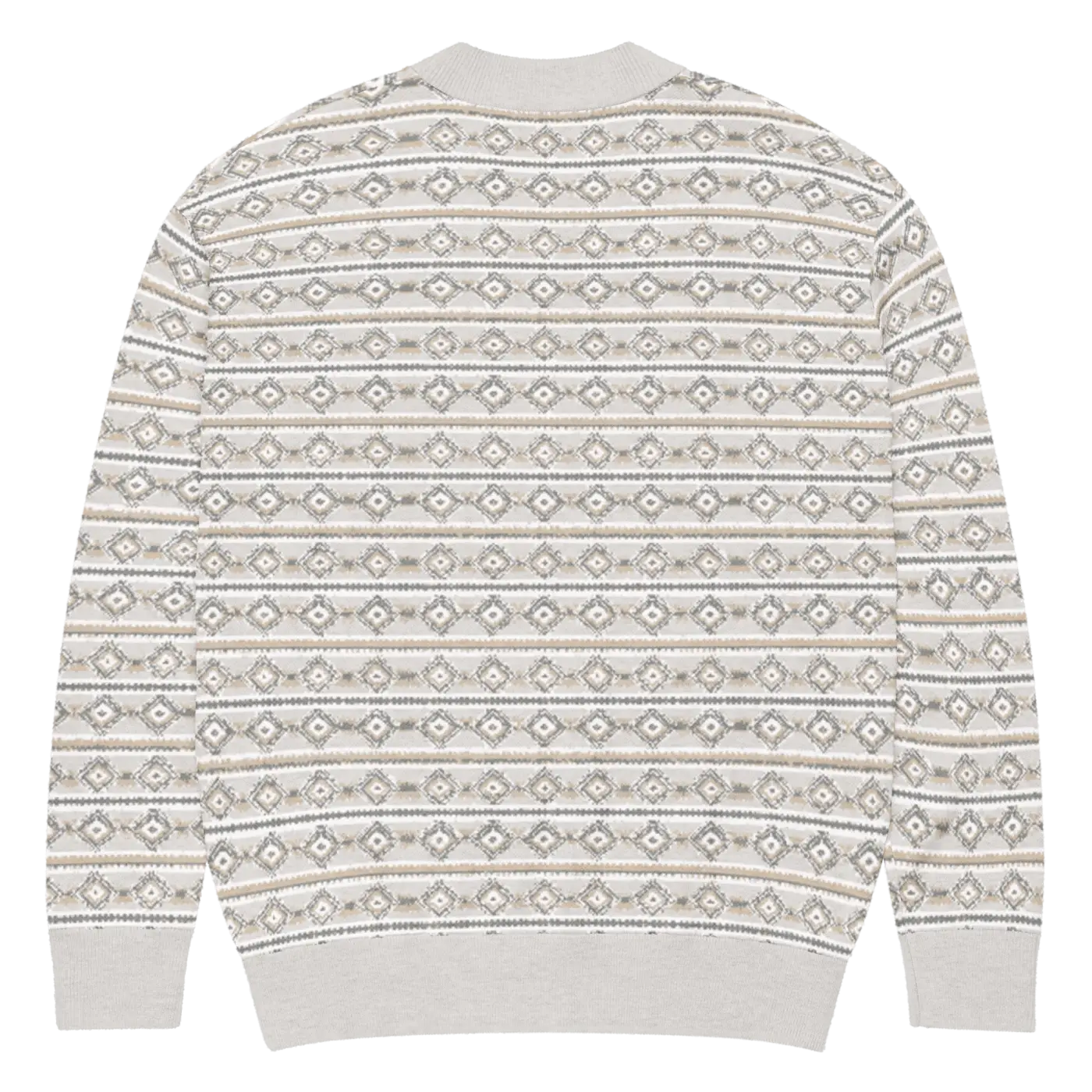 Cream Ribbed Knit Button Cardigan - Cozy Comfort Style - DipaliZ