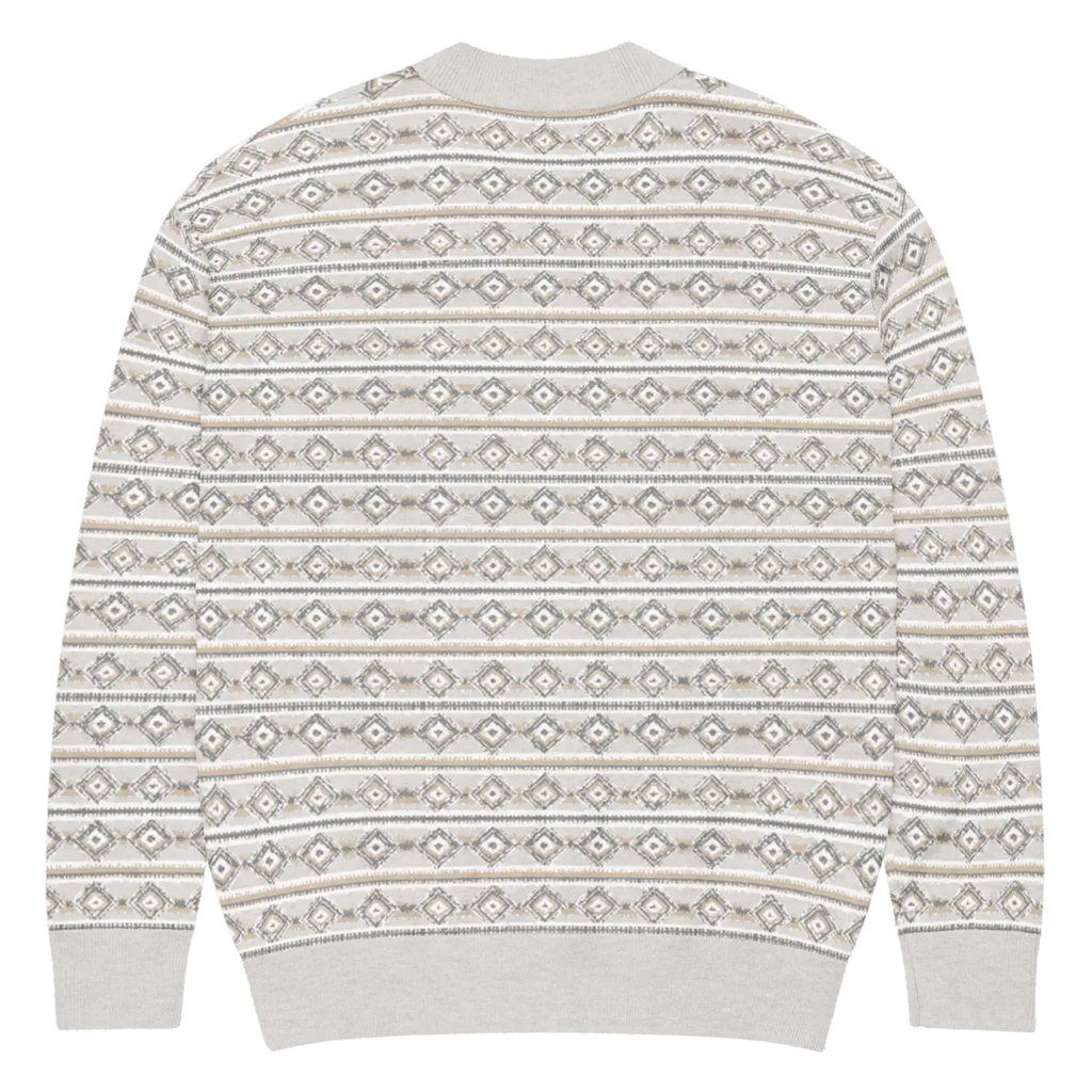 Cream Ribbed Knit Button Cardigan - Cozy Comfort Style - DipaliZ