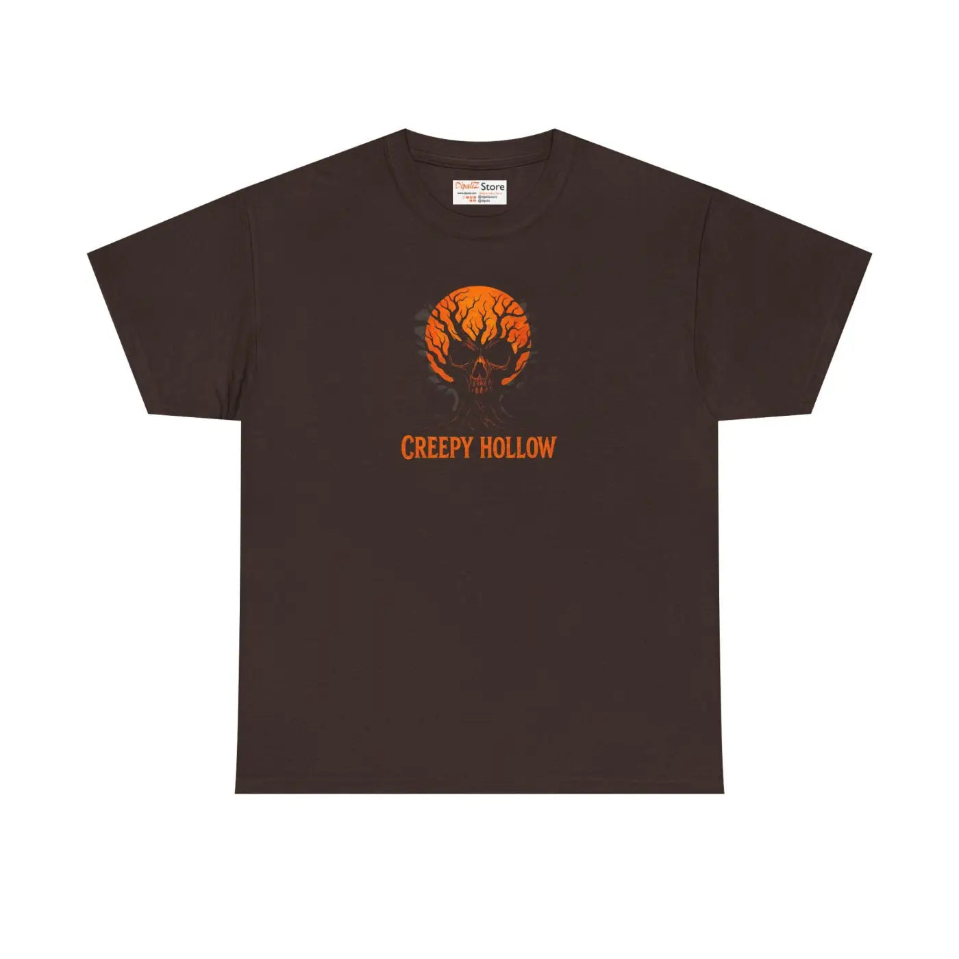 Unisex Heavy Cotton Tee - Spooky Season Everyday Wear - DipaliZ