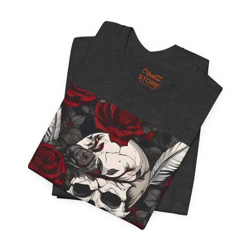Creepy Skull Unisex Jersey Short Sleeve Tee - Halloween - DipaliZ