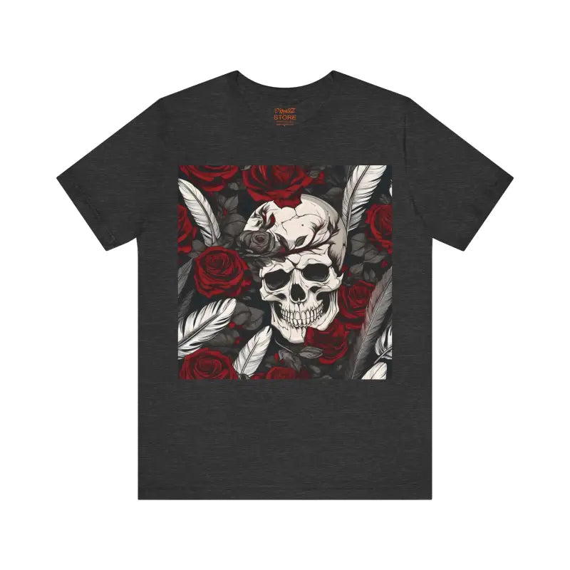 Creepy Skull Unisex Jersey Short Sleeve Tee - Halloween - DipaliZ