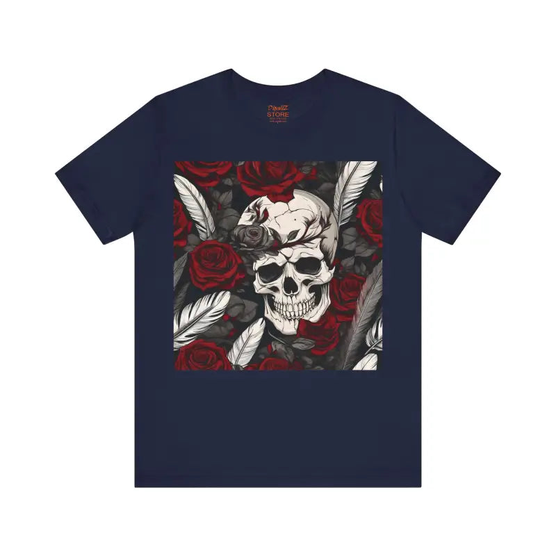 Creepy Skull Unisex Jersey Short Sleeve Tee - Halloween - DipaliZ