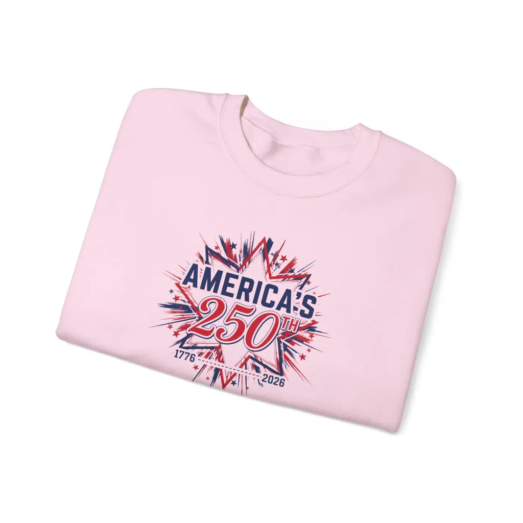 Patriotic 250th Anniversary Crewneck - Cozy Pride Sweatshirt - DipaliZ