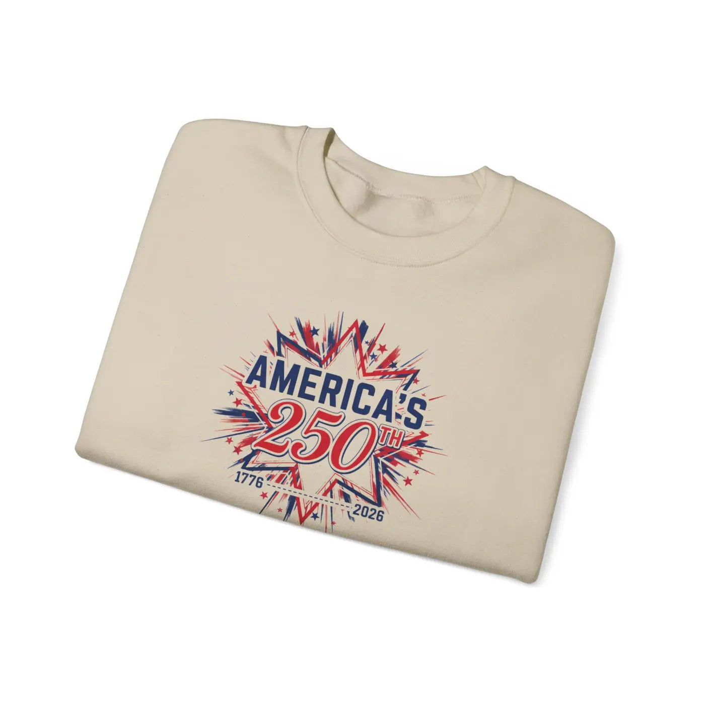 Patriotic 250th Anniversary Crewneck - Cozy Pride Sweatshirt - DipaliZ