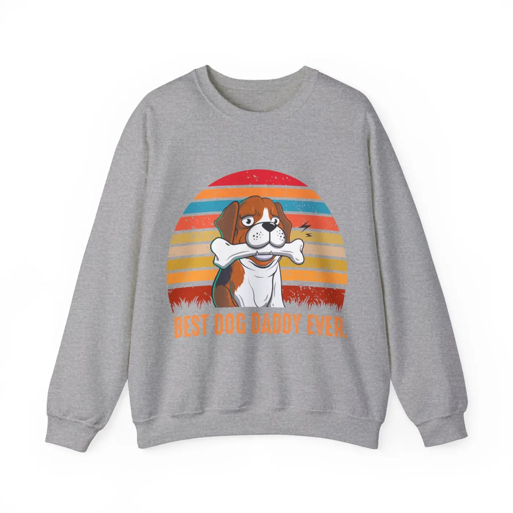 Dog Dad Crewneck Sweatshirt - Comfort and Style - DipaliZ