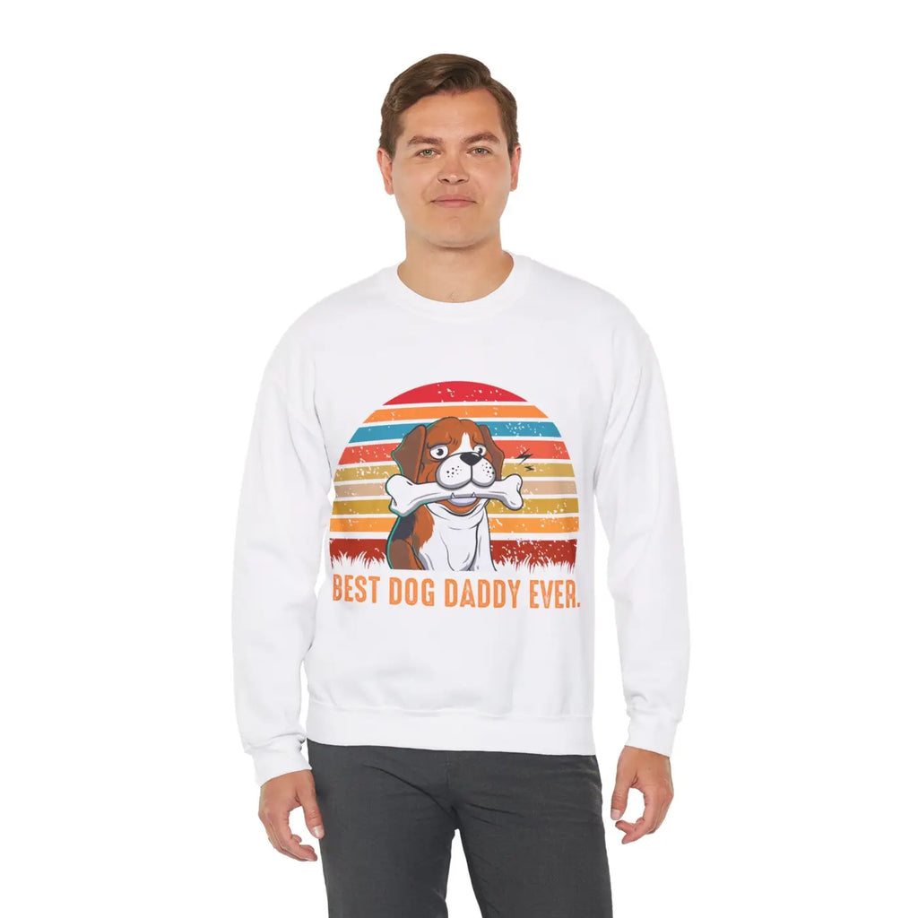 Dog Dad Crewneck Sweatshirt - Comfort and Style - DipaliZ