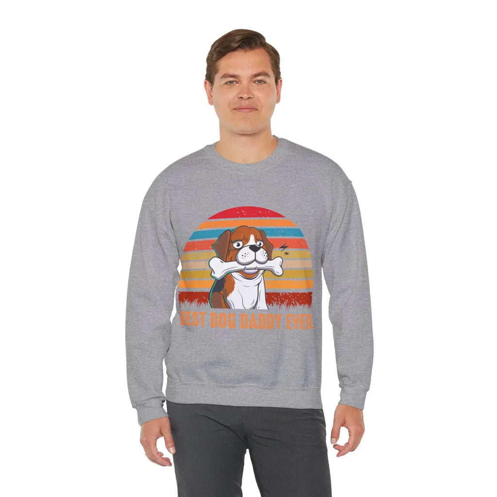 Dog Dad Crewneck Sweatshirt - Comfort and Style - DipaliZ