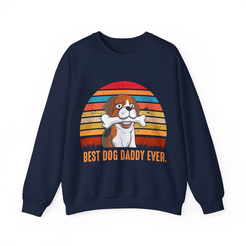 Dog Dad Crewneck Sweatshirt - Comfort and Style - DipaliZ