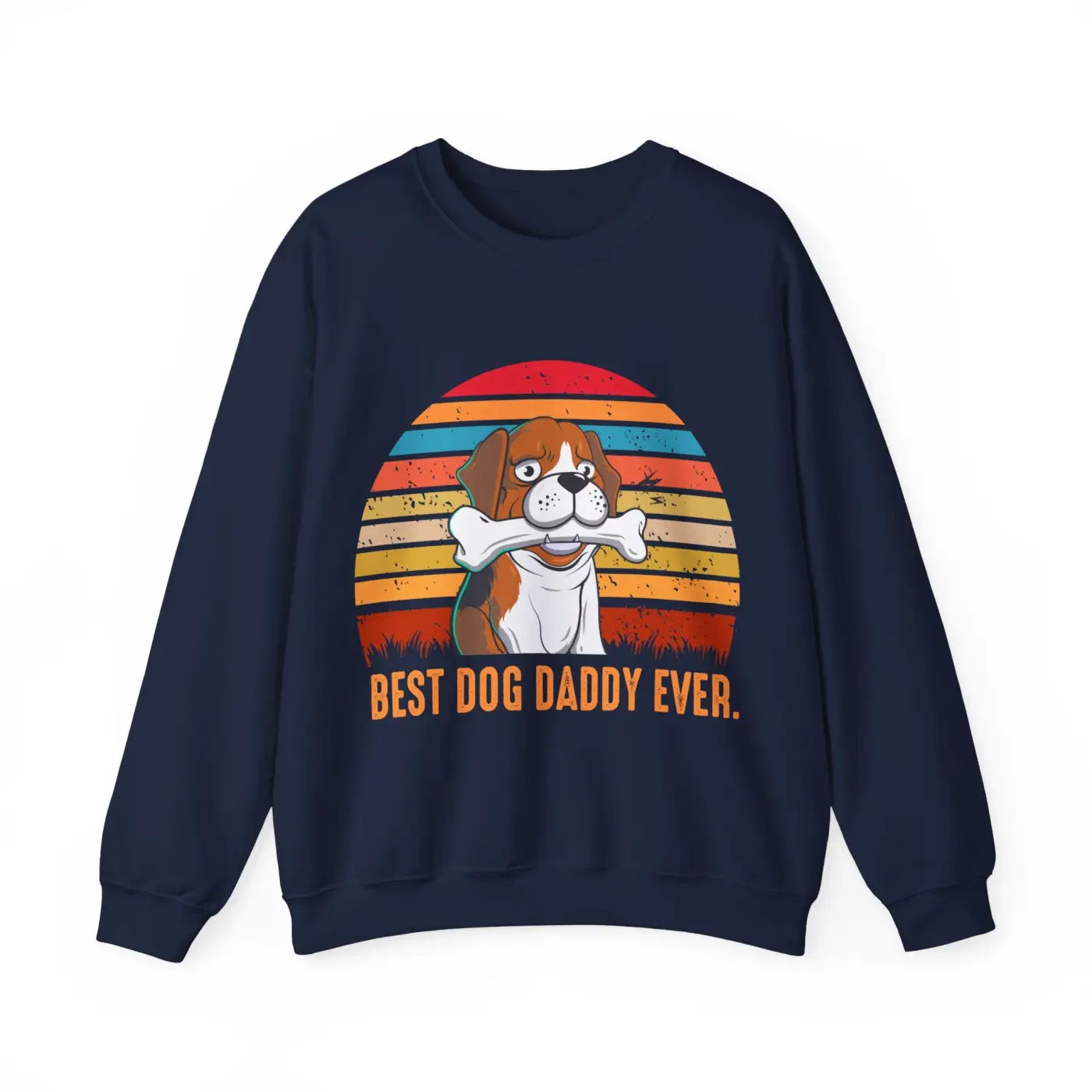 Dog Dad Crewneck Sweatshirt - Comfort and Style - DipaliZ